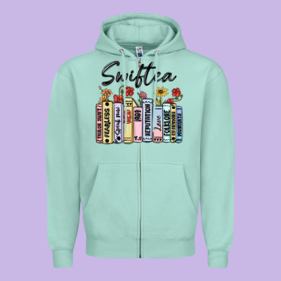 Zipper Hoodie swiftea books