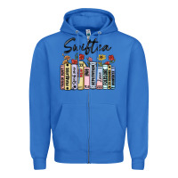 True Royal swiftea books Zipper Hoodie - MaliasSmallBusiness