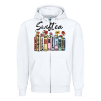 White swiftea books Zipper Hoodie - MaliasSmallBusiness