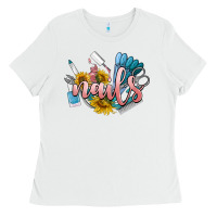 White nails Ladies Tee - BarkalooDesign