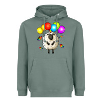 Sage rainbow sheep Heavyweight Hoodie - Zillion Design Studio