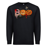 Black boo Premium Sweatshirt - CowhideDigitalArt