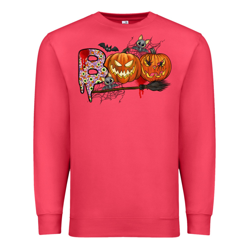 Boo Premium Sweatshirt by CowhideDigitalArt | Teevron