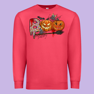 Boo Premium Sweatshirt Designed By Cowhidedigitalart