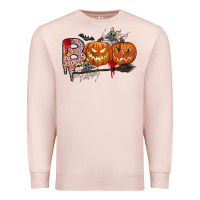 Pale Pink boo Premium Sweatshirt - CowhideDigitalArt