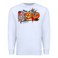 White boo Premium Sweatshirt - CowhideDigitalArt