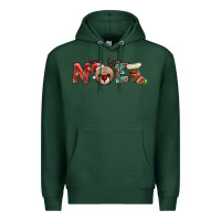 Sports Green noel with sock and reindeer Premium Hoodie - AdoDesignShop