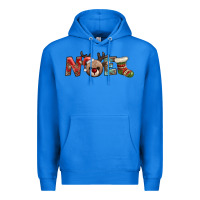 True Royal noel with sock and reindeer Premium Hoodie - AdoDesignShop