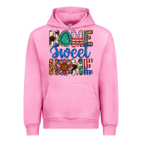 Fuchsia Pink Home Sweet Home Urban Hoodie - LillyAllenDesigns