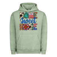 Pigment Oil Green Home Sweet Home Urban Hoodie - LillyAllenDesigns