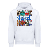 White Home Sweet Home Urban Hoodie - LillyAllenDesigns