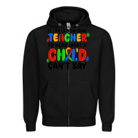Black it takes a special teacher to hear what a child ca Zipper Hoodie - MaliasSmallBusiness