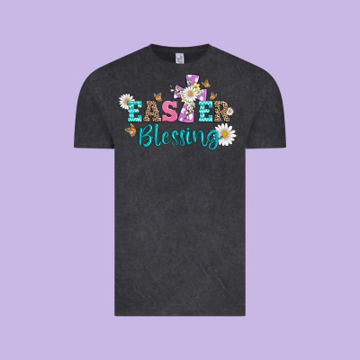 Easter Blessing With  Cross Vintage Tee Designed By Artiststas