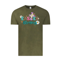 Vintage Olive easter blessing with  cross Vintage Tee - Artiststas