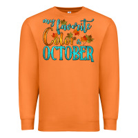 Carrot my favorite color is october Premium Sweatshirt - HRA Design Shop