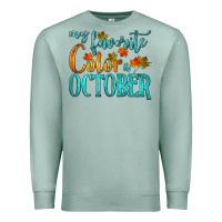 Seafoam my favorite color is october Premium Sweatshirt - HRA Design Shop