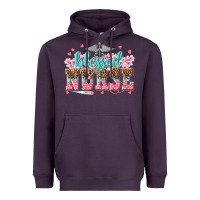 Plum blessed nurse Heavyweight Hoodie - texasbilliewilder