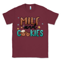 Burgundy milf and cookies Classic Tee - MaliasSmallBusiness