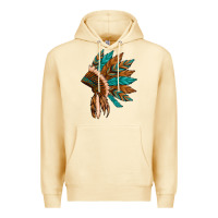 Pina Colada native american indian headdress Premium Hoodie - Artiststas