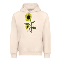 Sandshell Buttercream Sunflower Urban Hoodie - LillyAllenDesigns