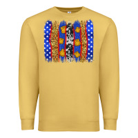 Antique Gold American police brushstrokes Premium Sweatshirt - Neo Western