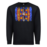 Black American police brushstrokes Premium Sweatshirt - Neo Western