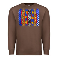 Chestnut American police brushstrokes Premium Sweatshirt - Neo Western