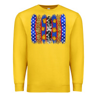 Lemon American police brushstrokes Premium Sweatshirt - Neo Western