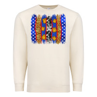 Sandshell American police brushstrokes Premium Sweatshirt - Neo Western