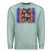 Seafoam American police brushstrokes Premium Sweatshirt - Neo Western