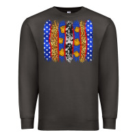 Smoke American police brushstrokes Premium Sweatshirt - Neo Western