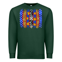 Sports Green American police brushstrokes Premium Sweatshirt - Neo Western