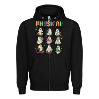 Black physical therapy Zipper Hoodie - MaliasSmallBusiness