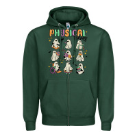 Sports Green physical therapy Zipper Hoodie - MaliasSmallBusiness