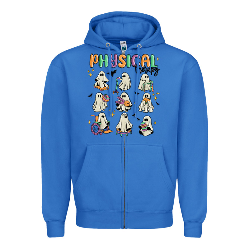 Physical Therapy Zipper Hoodie by MaliasSmallBusiness | Teevron