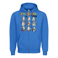 True Royal physical therapy Zipper Hoodie - MaliasSmallBusiness
