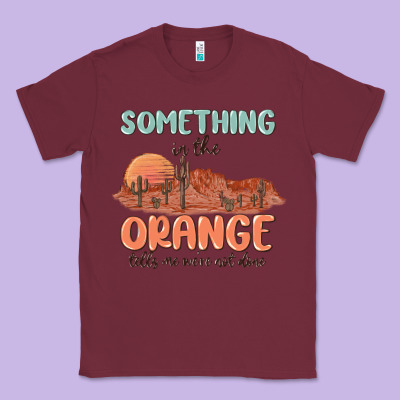 Classic Tee something in the orange