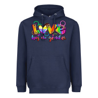 Navy love has no gender Heavyweight Hoodie - Zillion Design Studio