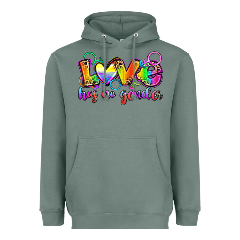 Love Has No Gender Heavyweight Hoodie by Zillion Design Studio | Teevron