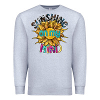 Heather Grey sunshine on my mind Premium Sweatshirt - SublimationCraftShop