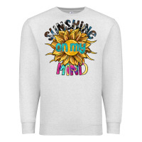 Oatmeal Heather sunshine on my mind Premium Sweatshirt - SublimationCraftShop