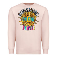 Pale Pink sunshine on my mind Premium Sweatshirt - SublimationCraftShop