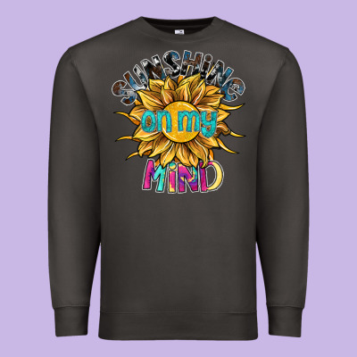 Sunshine On My Mind Premium Sweatshirt Designed By Sublimationcraftshop
