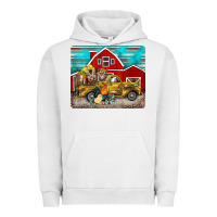 Pigment Lunar Rock western truck farm animals mousepad Urban Hoodie - BarkalooDesign