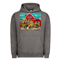 Pigment Tornado western truck farm animals mousepad Urban Hoodie - BarkalooDesign