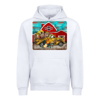 White western truck farm animals mousepad Urban Hoodie - BarkalooDesign