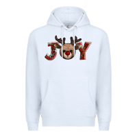 White joy reindeer Premium Hoodie - AdoDesignShop