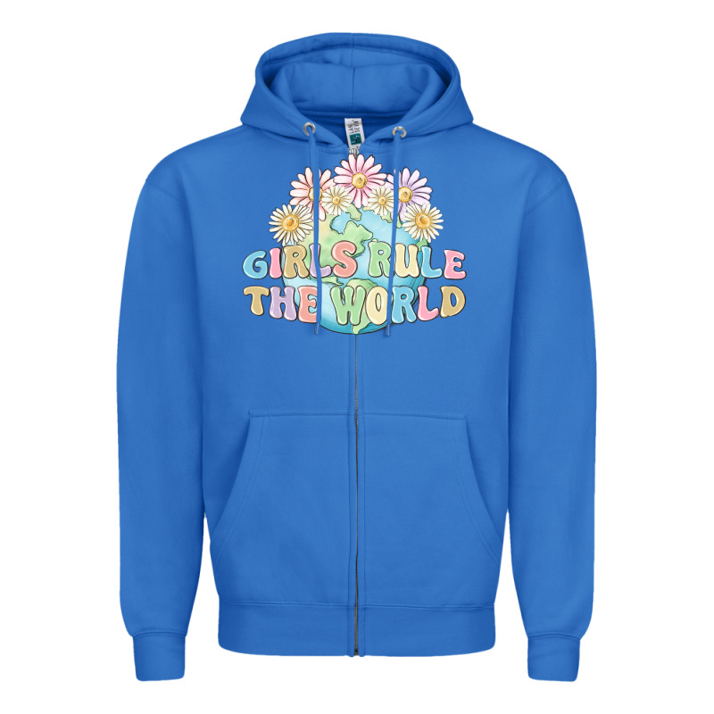 Girls Run The World Zipper Hoodie by MaliasSmallBusiness | Teevron