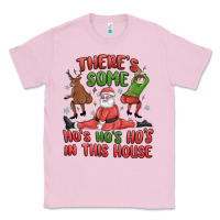 Bubblegum Pink there's some ho's ho's ho's in this house Classic Tee - MaliasSmallBusiness
