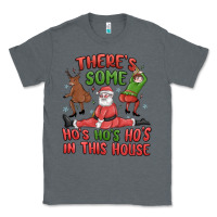 Charcoal Heather there's some ho's ho's ho's in this house Classic Tee - MaliasSmallBusiness